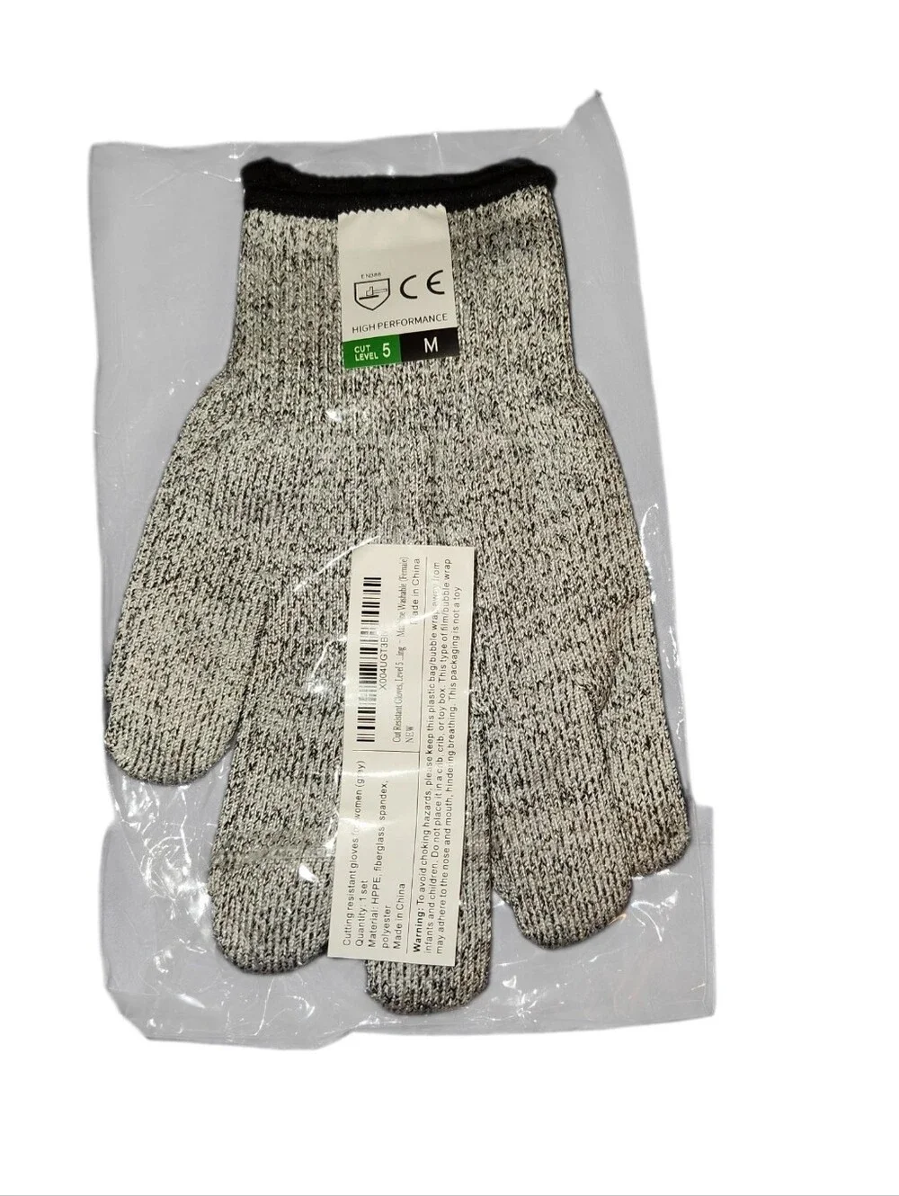 High Performance Cut-Resistant Gloves in Heather Gray